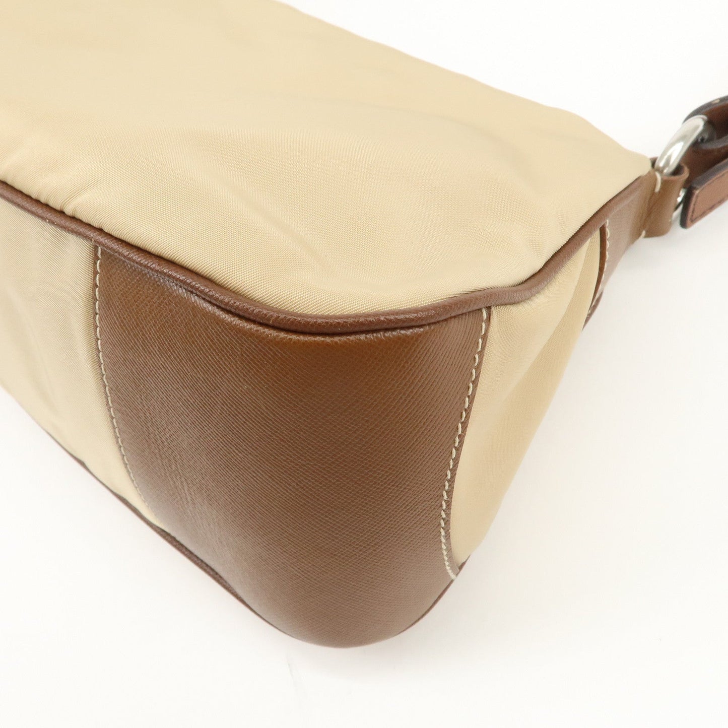 Prada Triangle Logo Nylon Saffiano Leather Shoulder Bag Hand Bag【Pre-order】