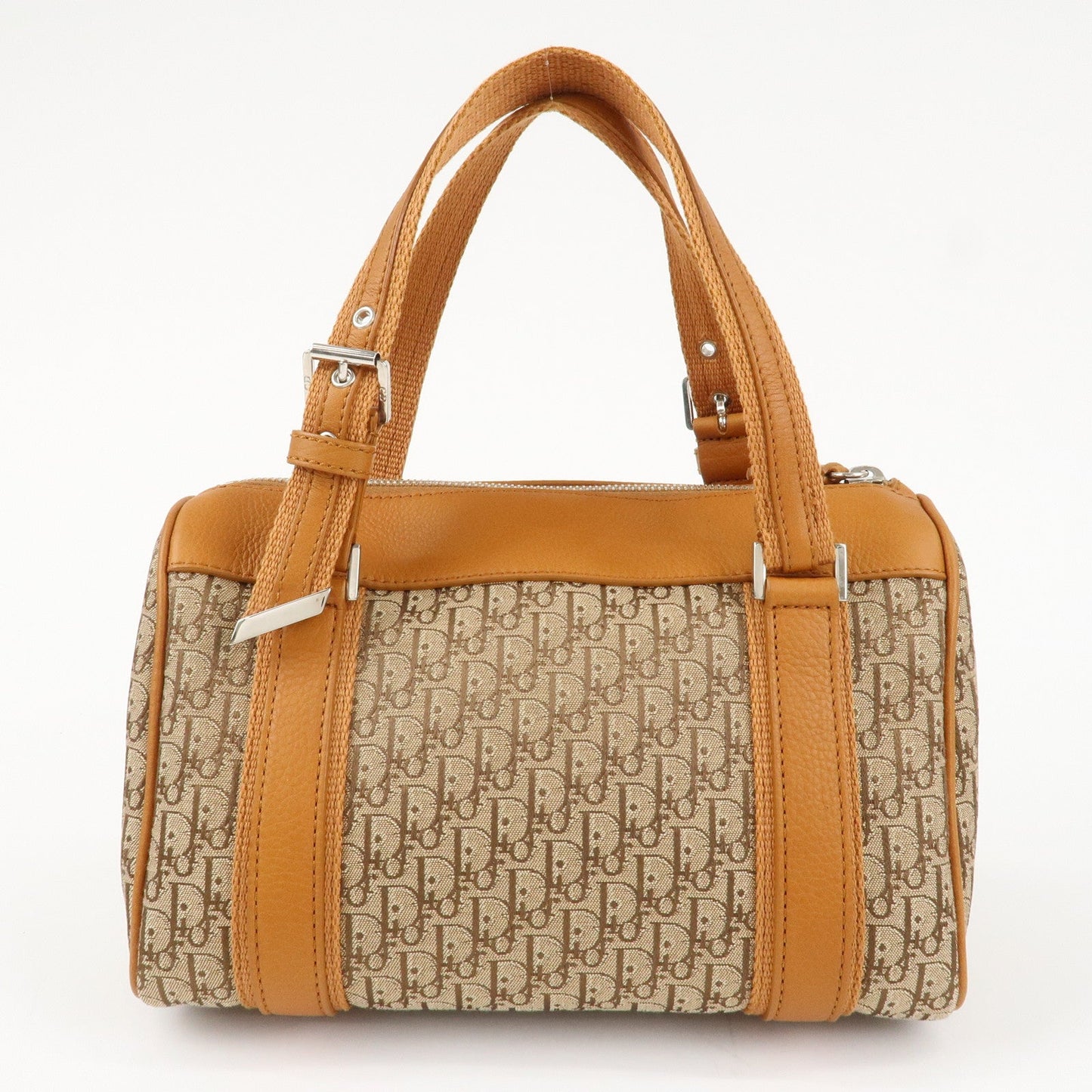 Christian Dior Trotter Canvas Leather Mini Boston Bag Hand Bag【Pre-order】