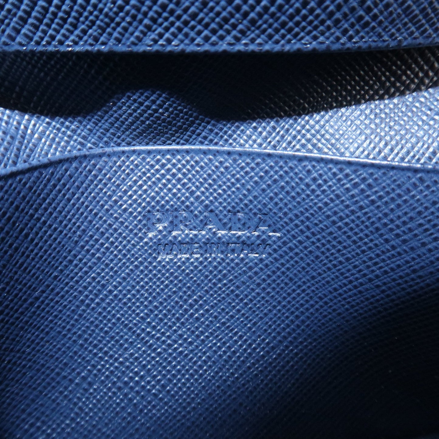 Prada Saffiano Leather Card Case Card Holder Navy 2MC122【Pre-order】