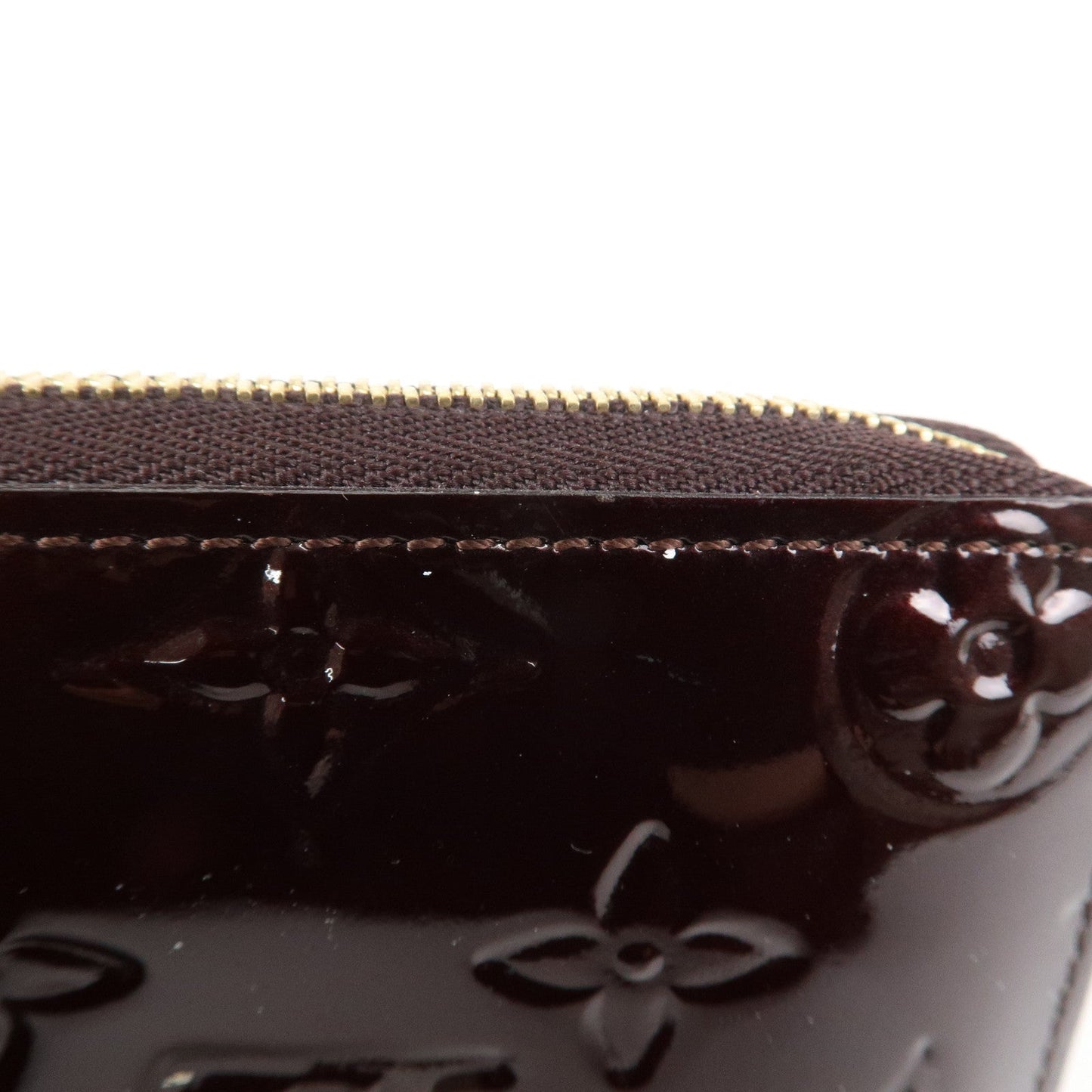 Louis Vuitton Monogram Vernis Zippy Coin Purse Amarante M93607【Pre-order】