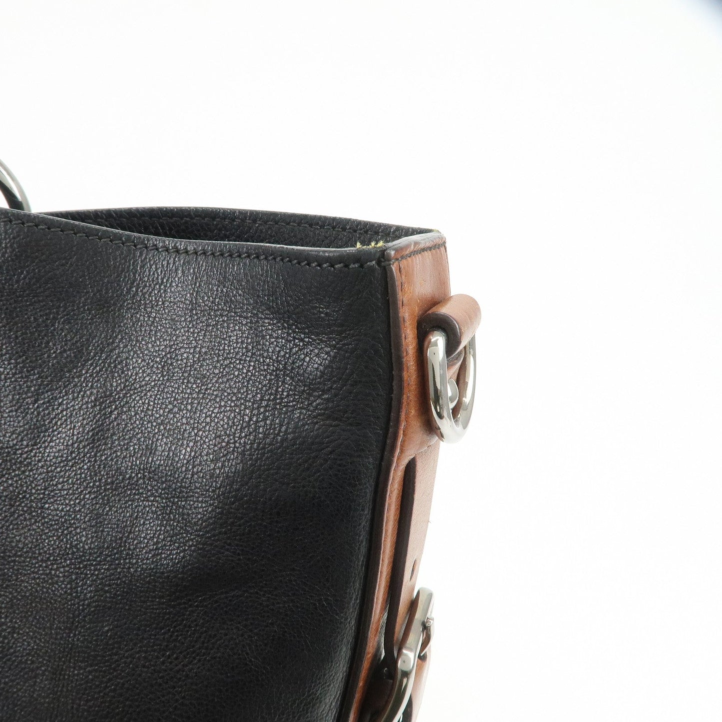 Prada Leather 2Way Bag Tote Bag Shoulder Bag Black VA0801【Pre-order】