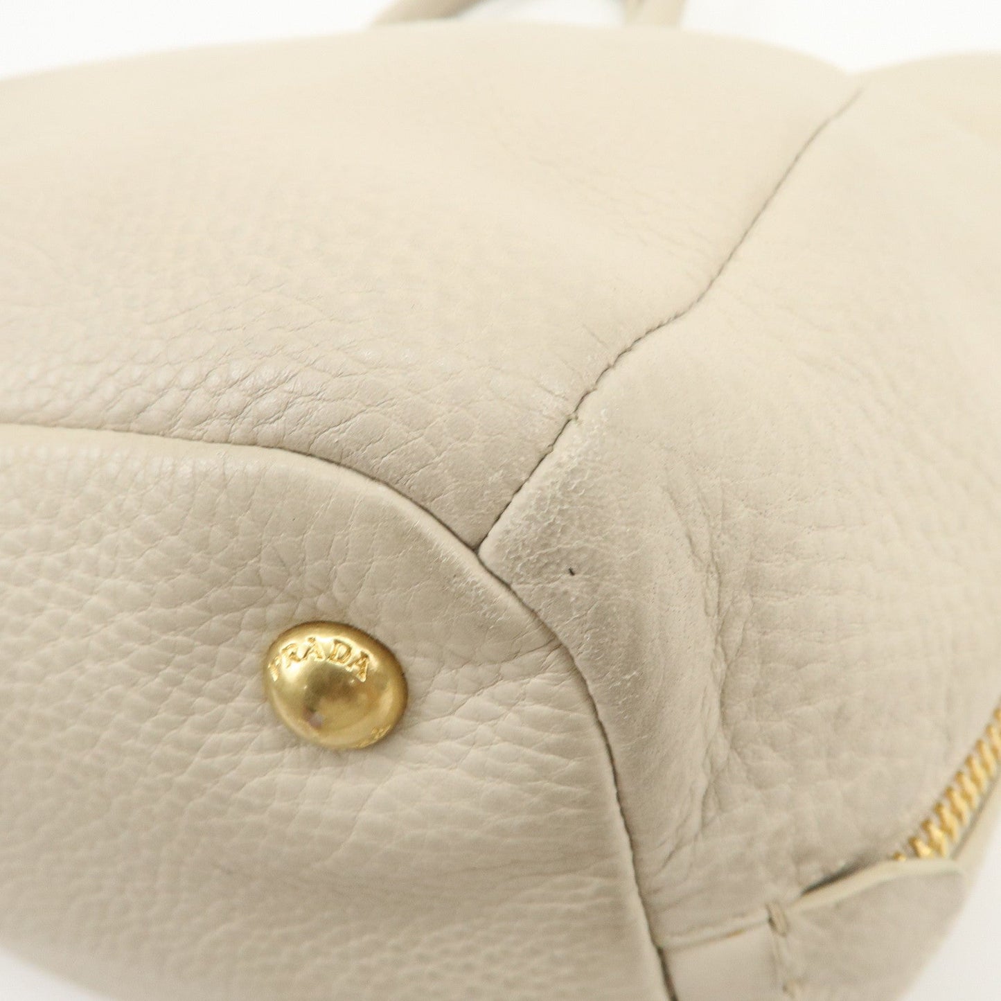 Prada Logo 2Way Bag Hand Bag Shoulder Bag Ivory【Pre-order】