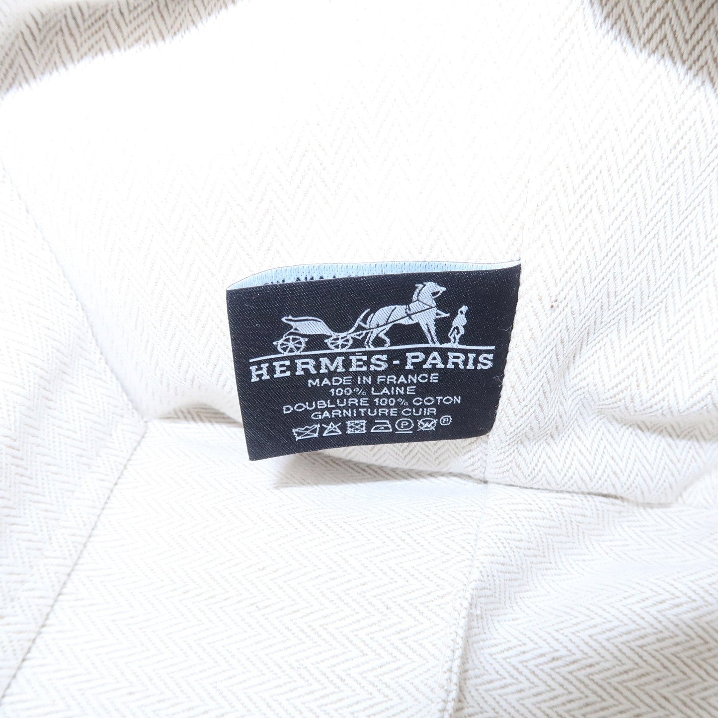 Hermes Bride A Brac PM Canvas Leather Plaid Hand Bag Pouch【Pre-order】