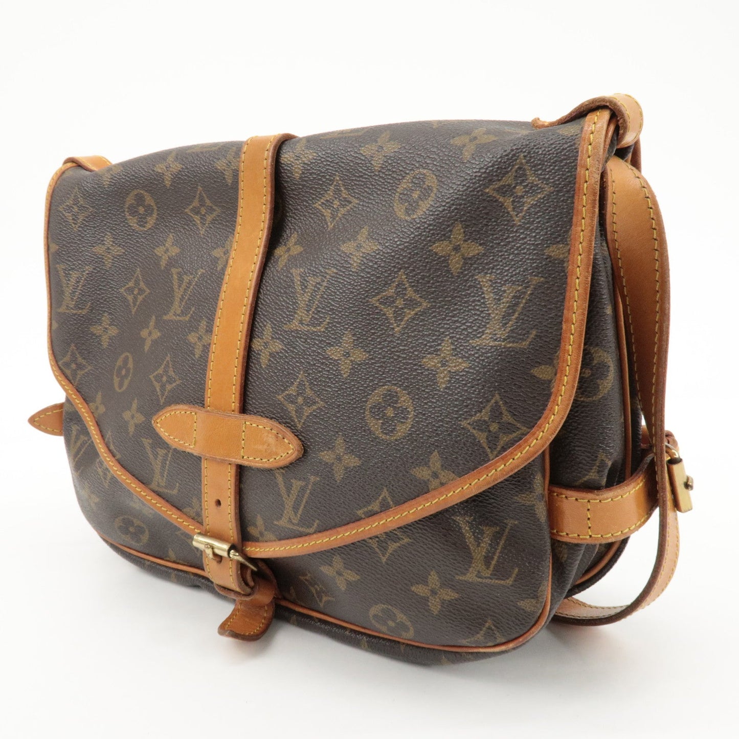Louis Vuitton Monogram Saumur 30 Shoulder Bag Brown M42256【Pre-order】