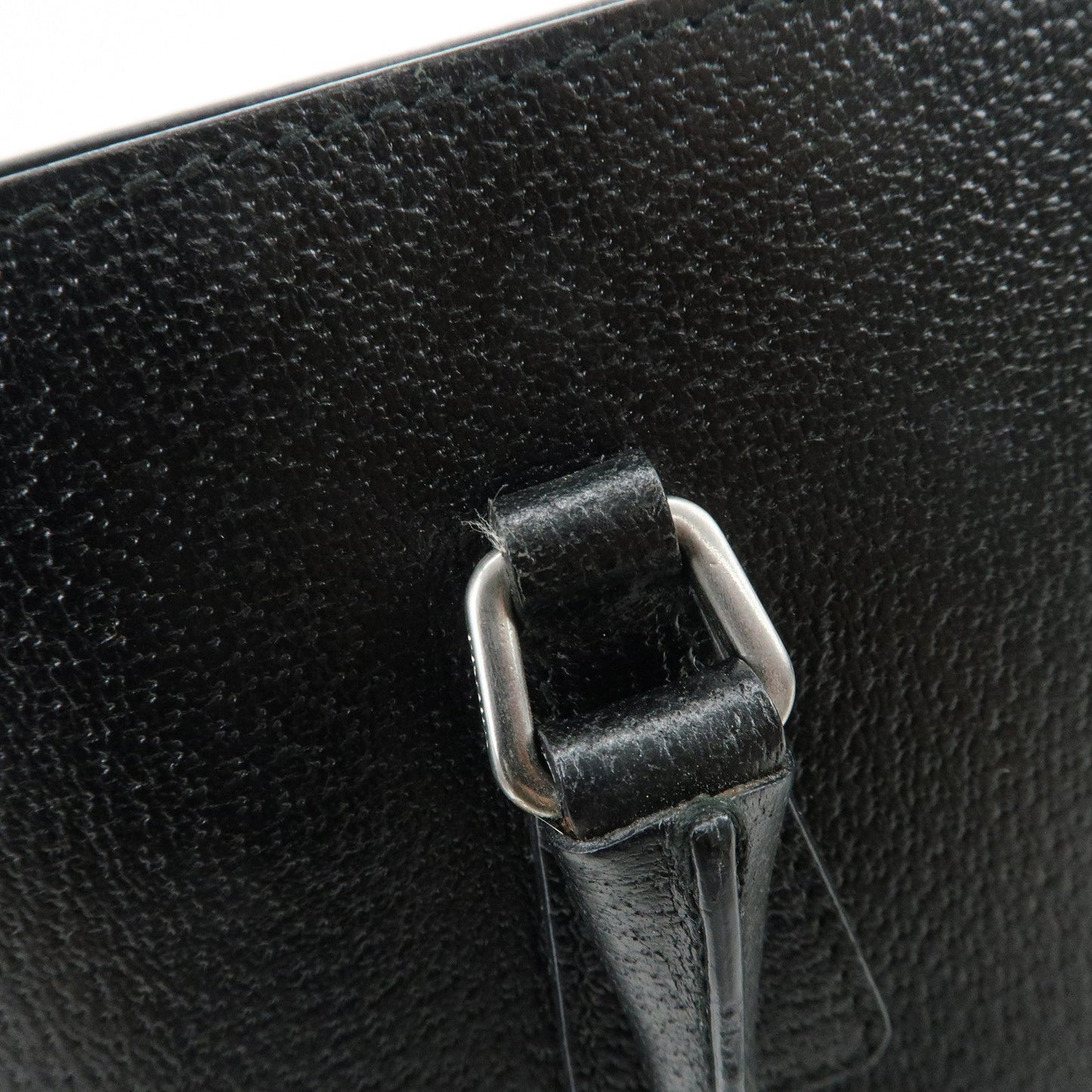 Prada Triangle Logo Leather Tote Bag Shoulder Bag Black BR0394【Pre-order】