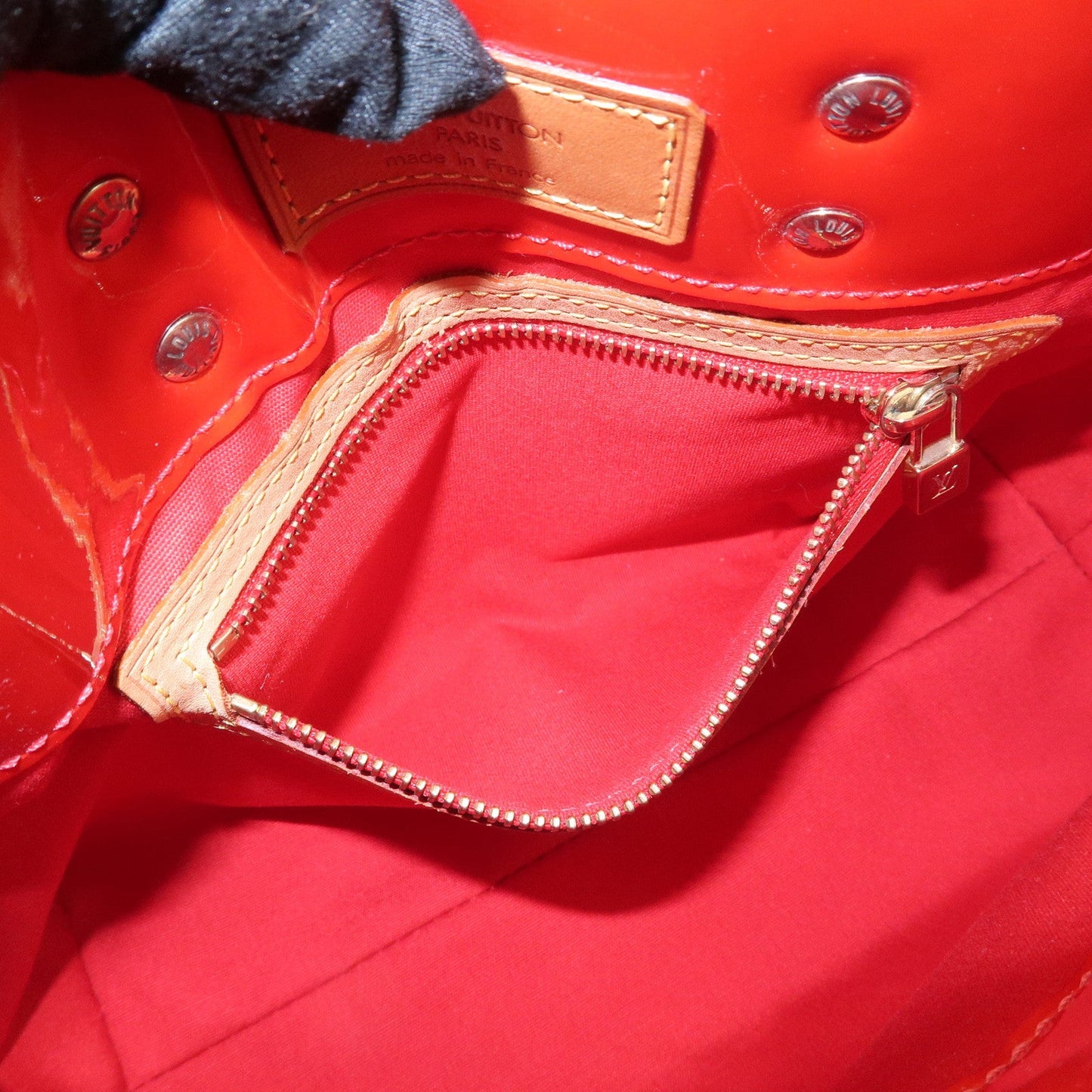 Louis Vuitton Monogram Vernis Lead PM Hand Bag Rouge M91088【Pre-order】