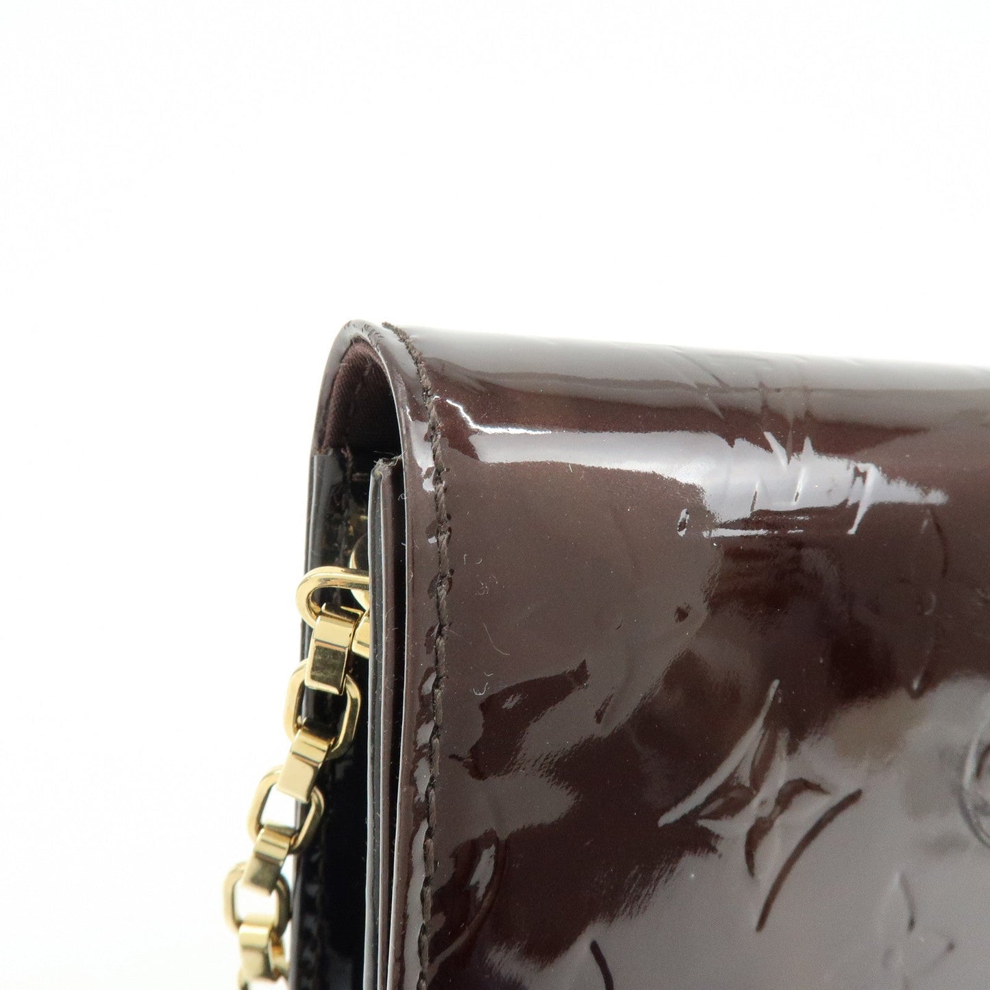 Louis Vuitton Monogram Vernis Clutch Ana Clutch Bag Amarante M90093【Pre-order】