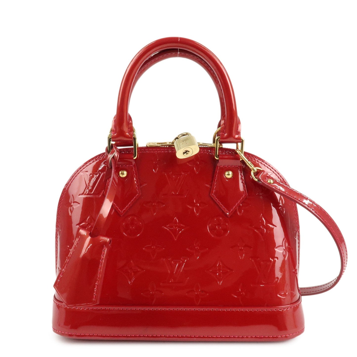Louis Vuitton Monogram Vernis Alma BB 2Way Bag Red POMME D'AMOUR M91606【Pre-order】