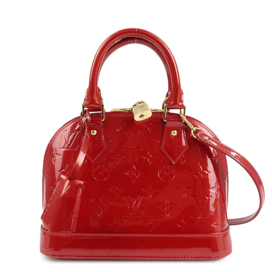 Louis Vuitton Monogram Vernis Alma BB 2Way Bag Red POMME D'AMOUR M91606【Pre-order】