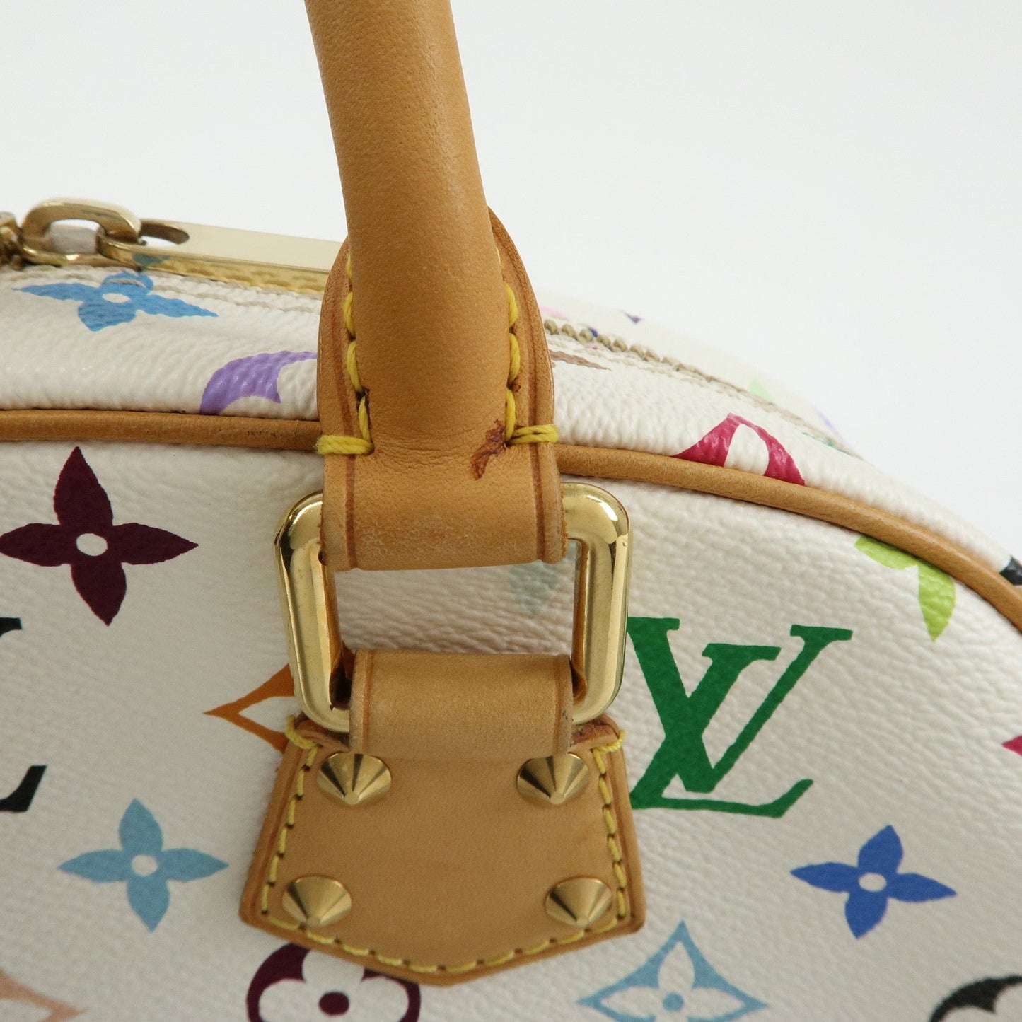Louis Vuitton Monogram Multicolor Trouville Hand Bag Blanc M92663【Pre-order】