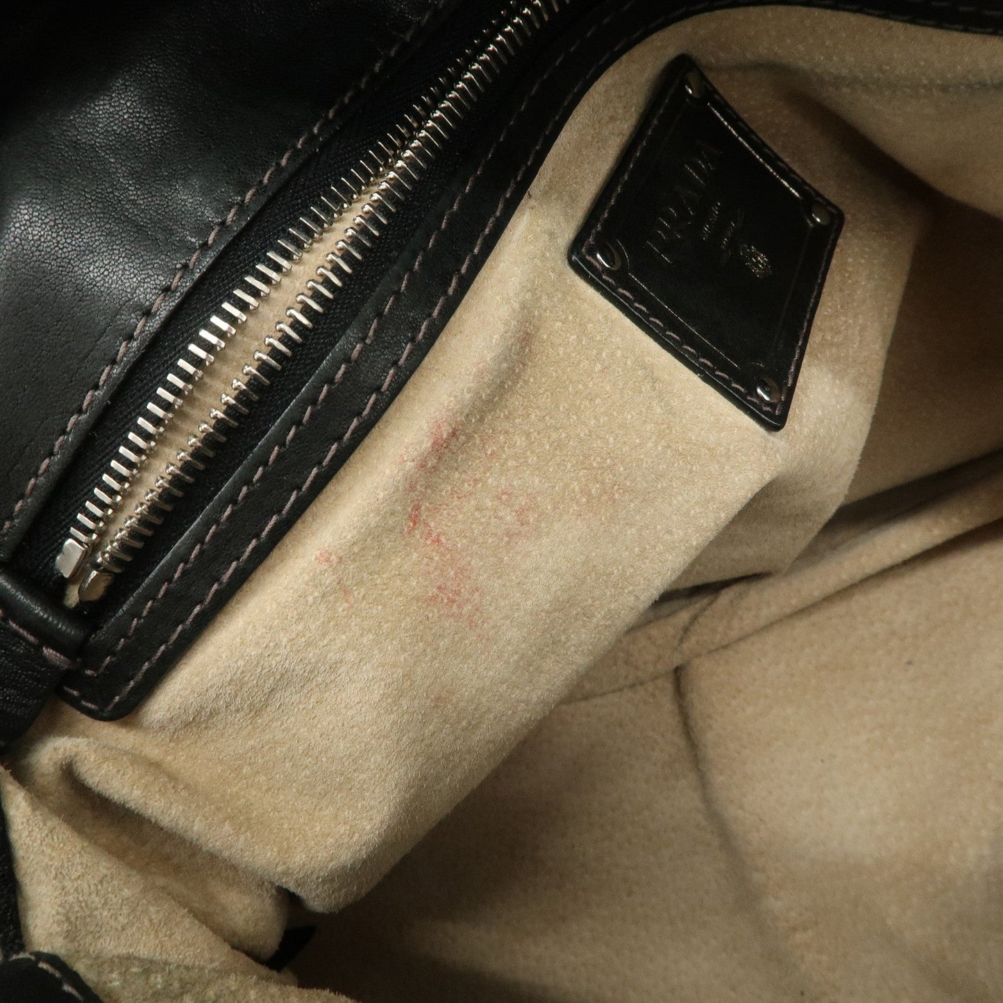 Prada Nylon Leather 2Way Hand Shoulder Bag Black Camouflage BL0688【Pre-order】