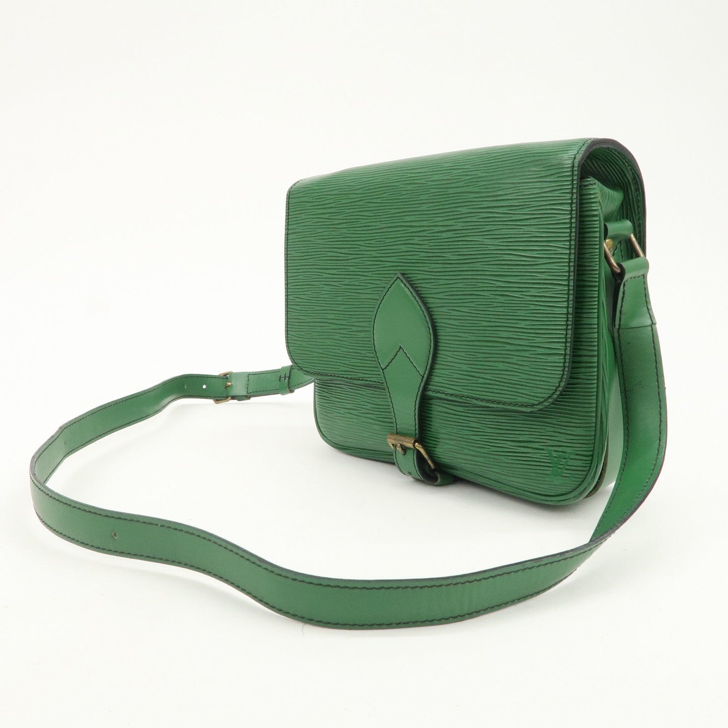 Louis Vuitton Epi Cartouchiere MM Shoulder Bag Borneo Green M52244【Pre-order】