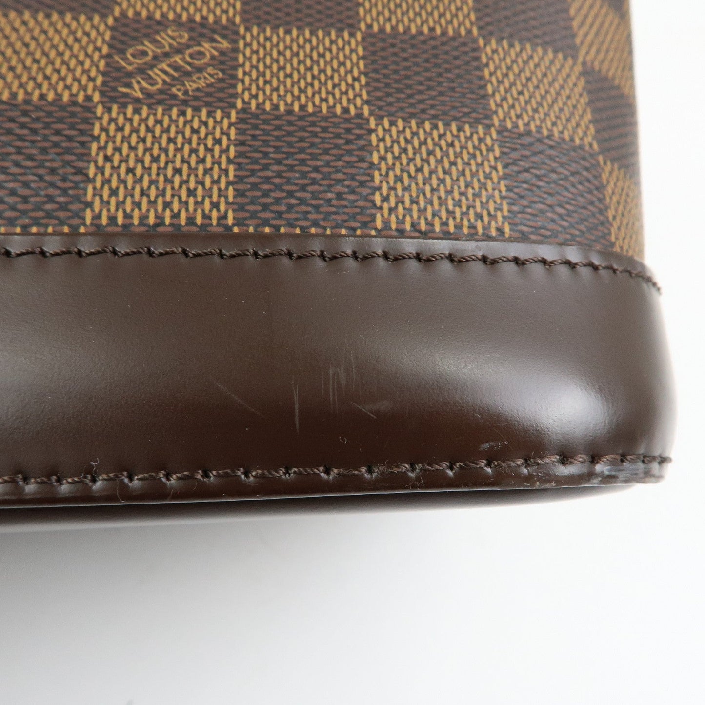 Louis Vuitton Damier Canvas Leather Alma PM Hand Bag Brown N51131【Pre-order】