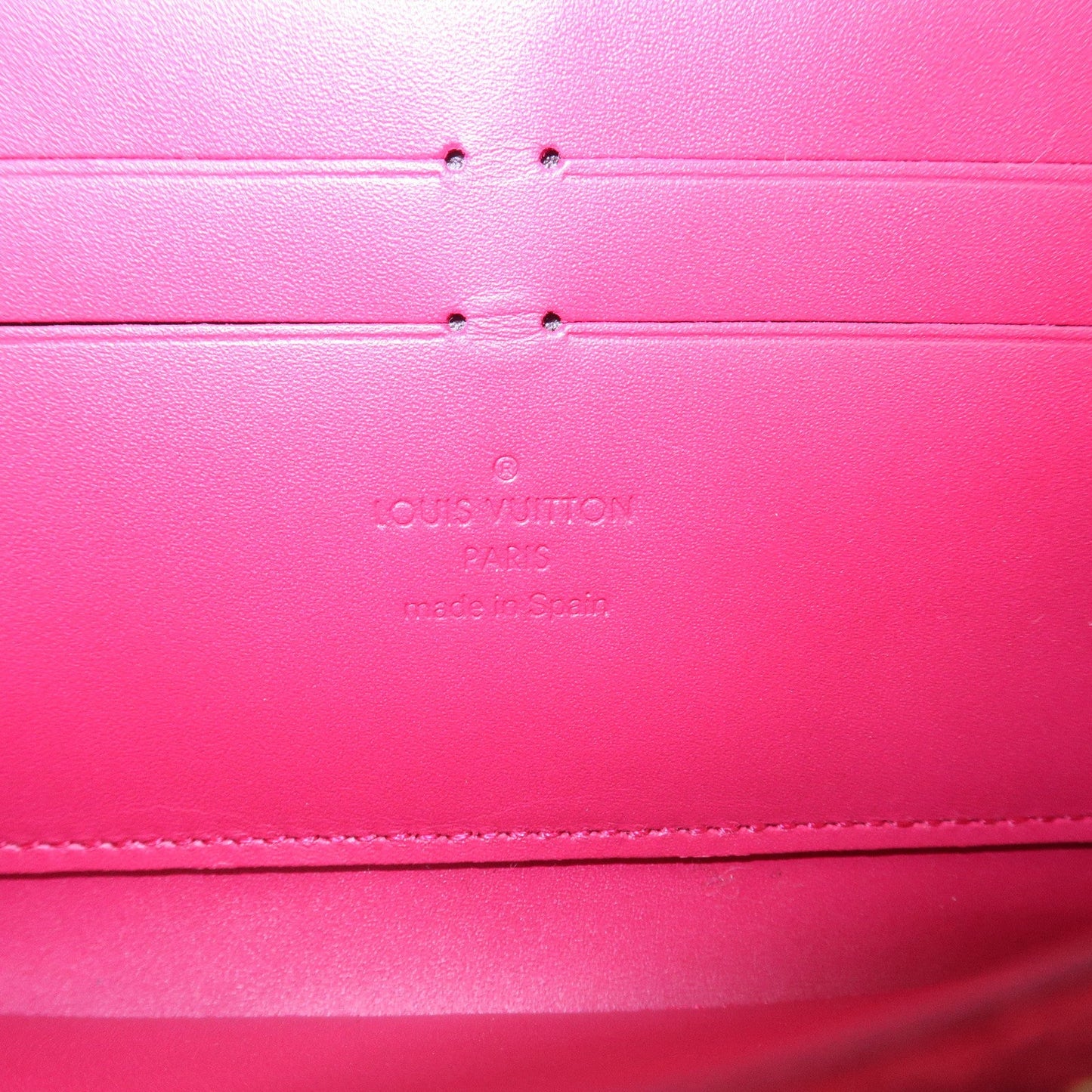 Louis Vuitton Monogram Vernis Round Zippy Wallet Rose Indien M91597【Pre-order】