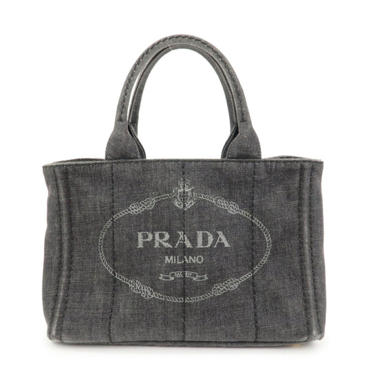 Prada Logo Canapa Mini Canvas 2Way Bag Hand Bag 1BG439【Pre-order】
