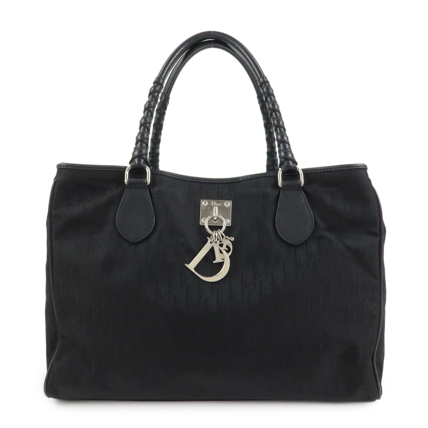 Christian Dior Trotter Nylon Canvas Leather Lovely Shoulder Bag【Pre-order】
