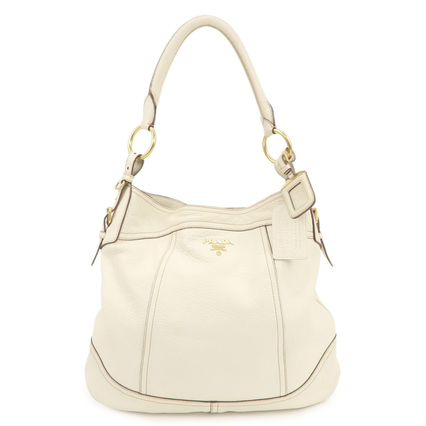 Prada Logo Shoulder Bag Hand Bag Ivory【Pre-order】