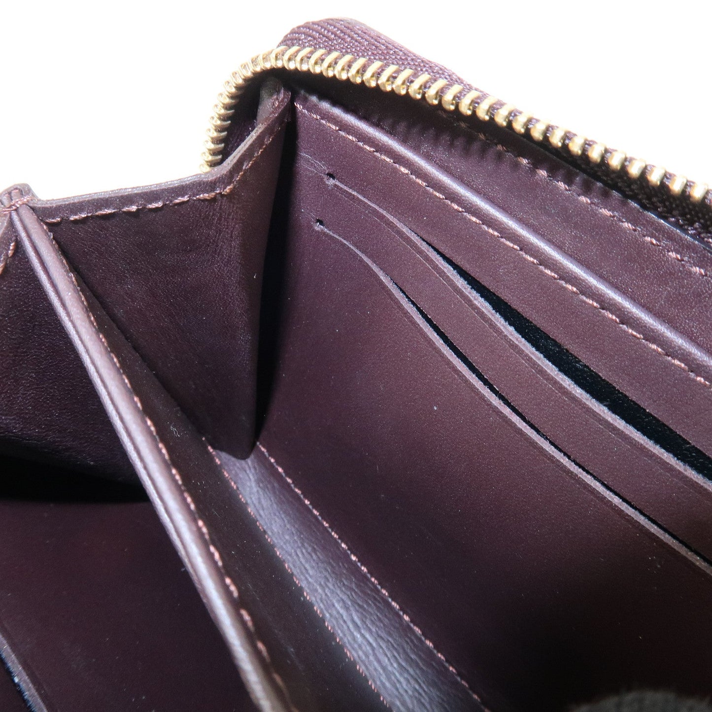 Louis Vuitton Monogram Vernis Zippy Coin Purse Amarante M93607【Pre-order】