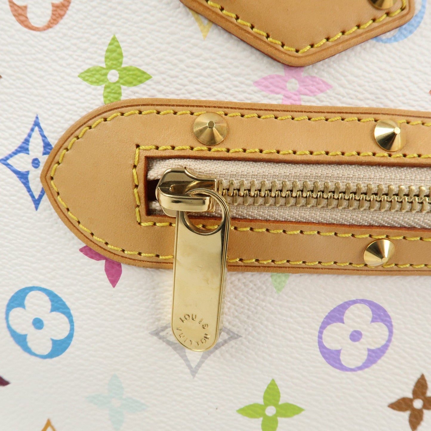 Louis Vuitton Monogram Multicolor Alma Hand Bag Blanc M92647【Pre-order】