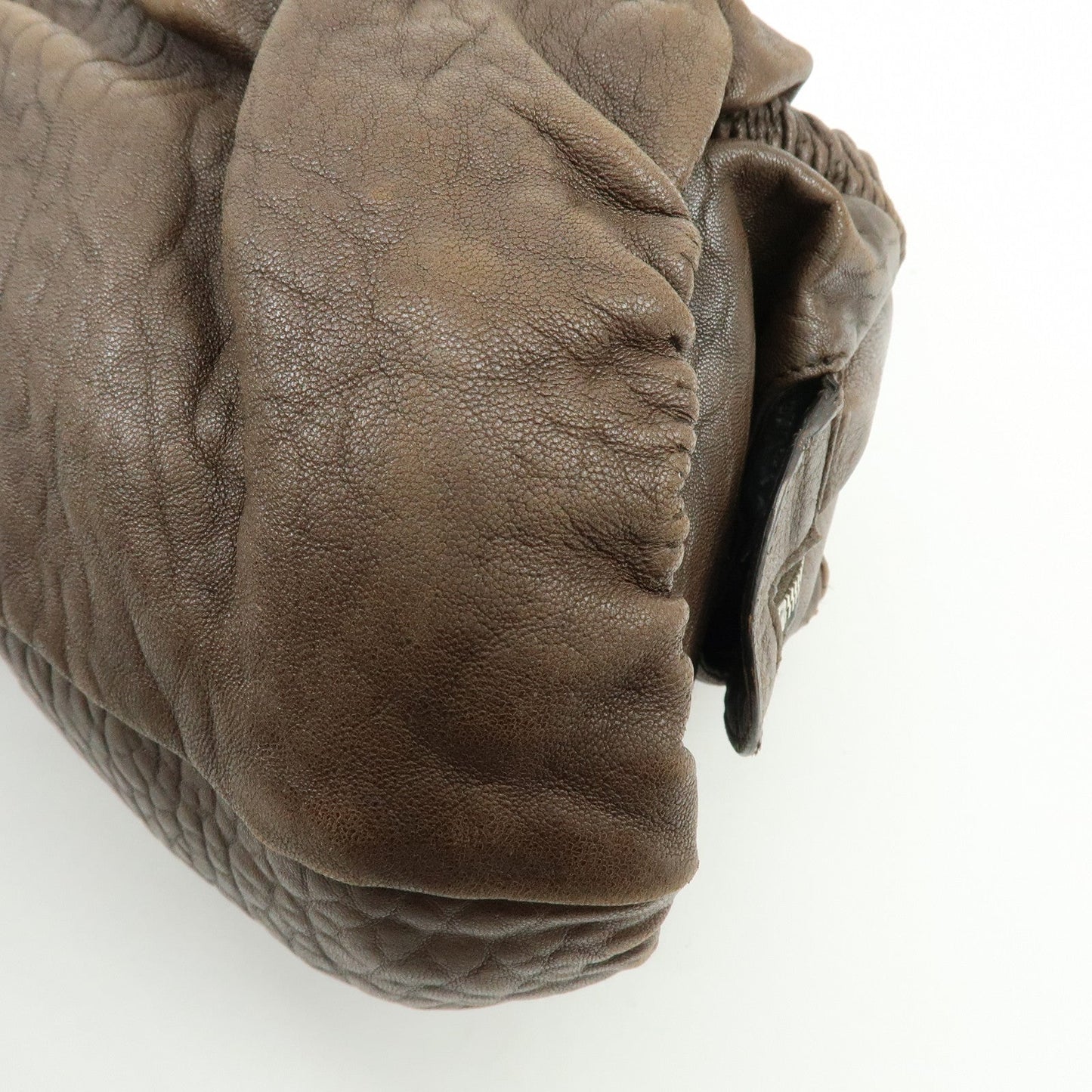 Christian Dior Embossed Gathered Leather Boston Bag Hand Bag【Pre-order】