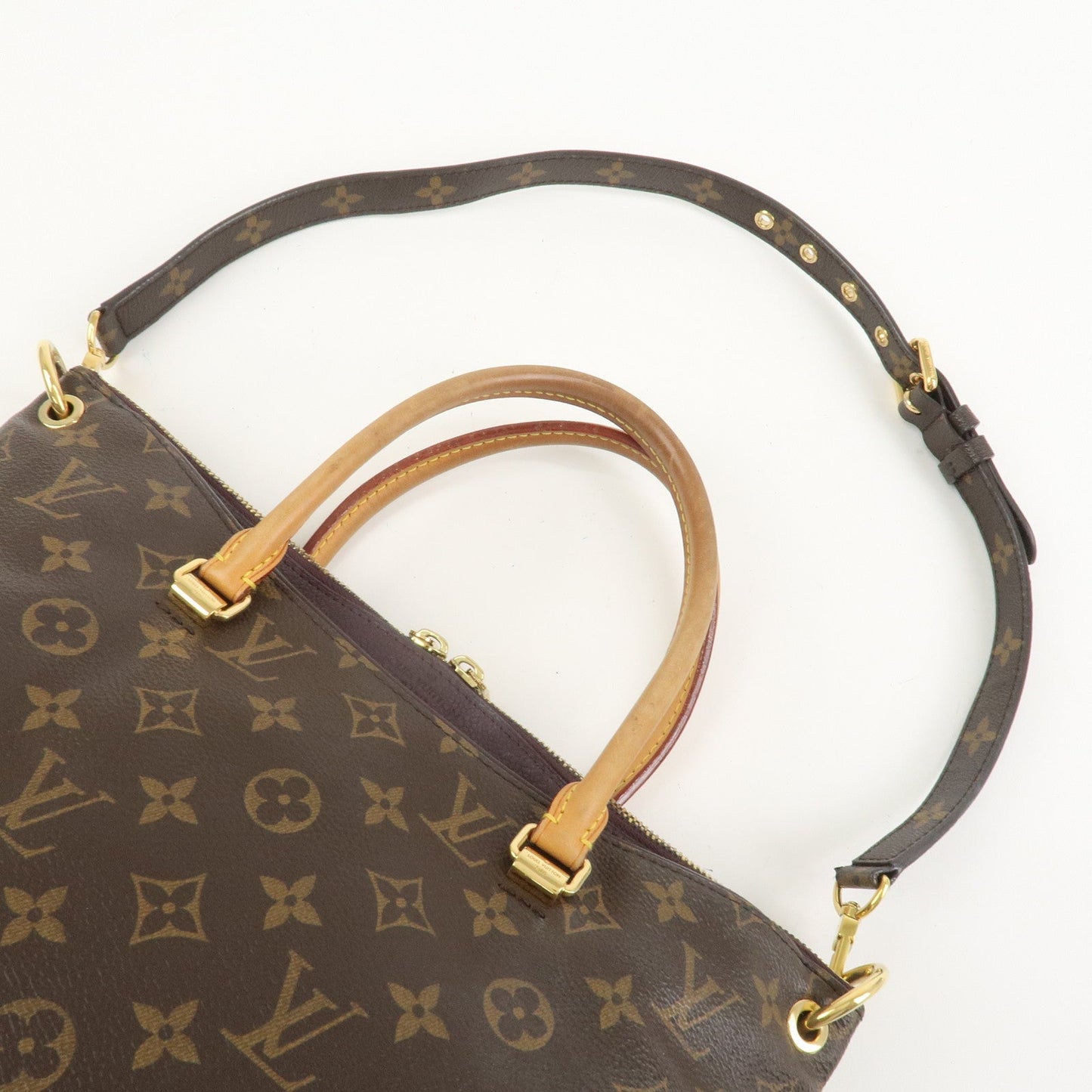 Louis Vuitton Monogram Pallas 2Way Hand Bag Aurore M40906【Pre-order】