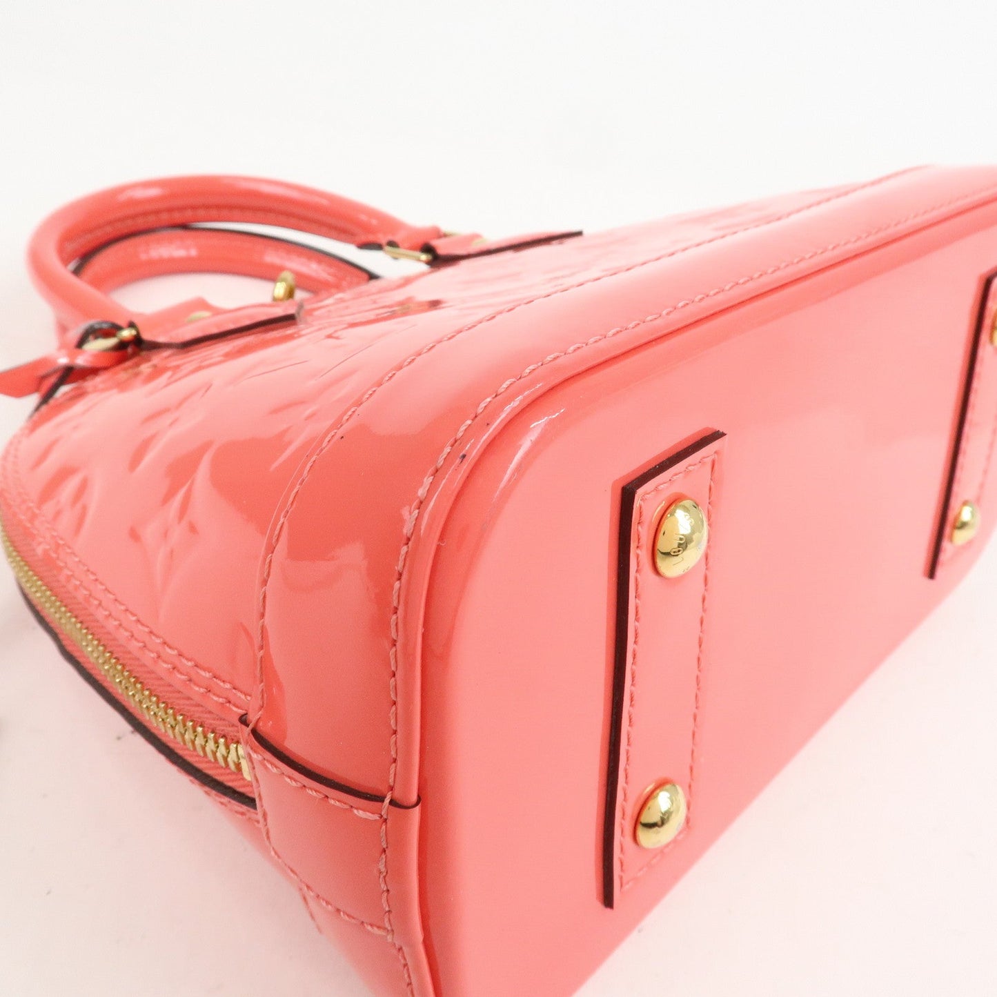 Louis Vuitton Monogram Vernis Alma BB 2Way Bag Hand Bag Rose Rich M90259【Pre-order】
