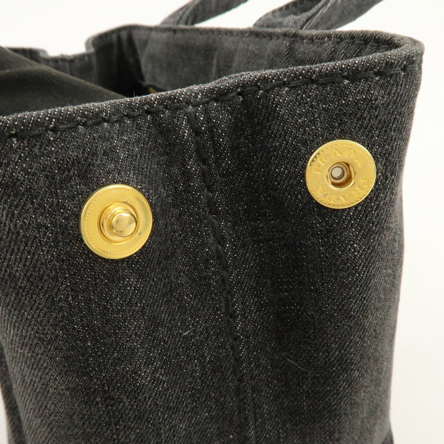 Prada Canapa Canvas 2Way Bag Hand Bag Shoulder Bag Black【Pre-order】