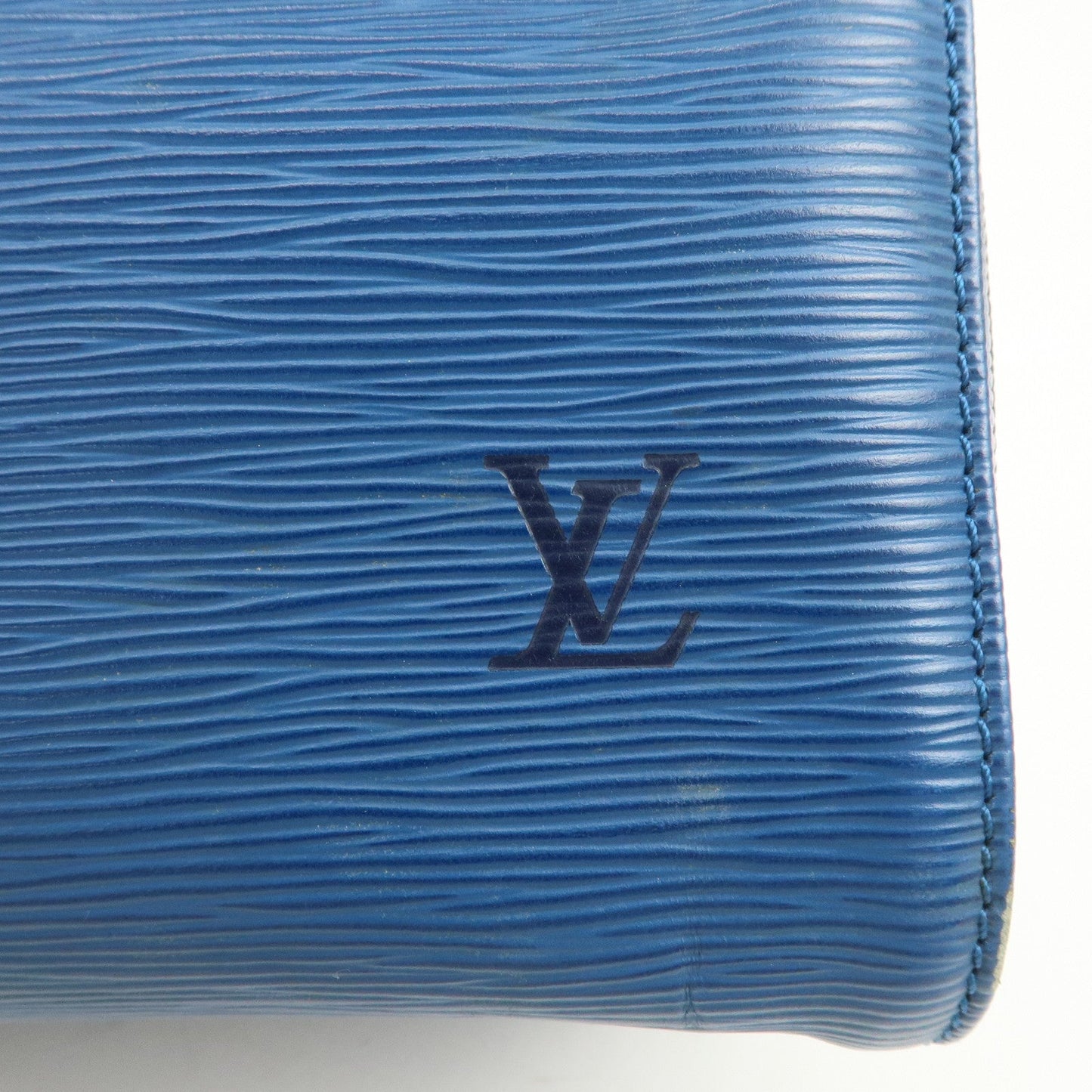 Louis Vuitton Epi Speedy 30 Hand Bag Boston Bag Toledo Blue M43005【Pre-order】