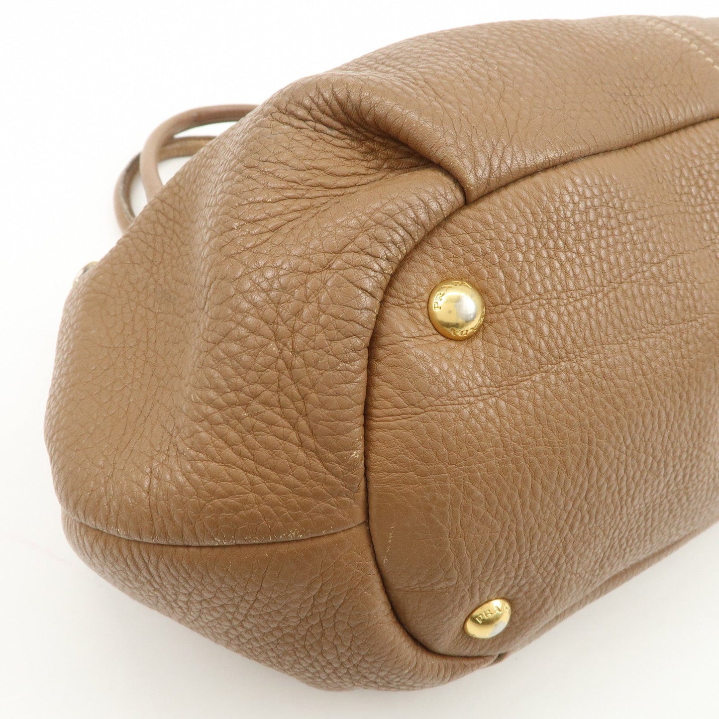 Prada Calf Leather 2Way Bag Hand Bag Shoulder Bag Brown【Pre-order】