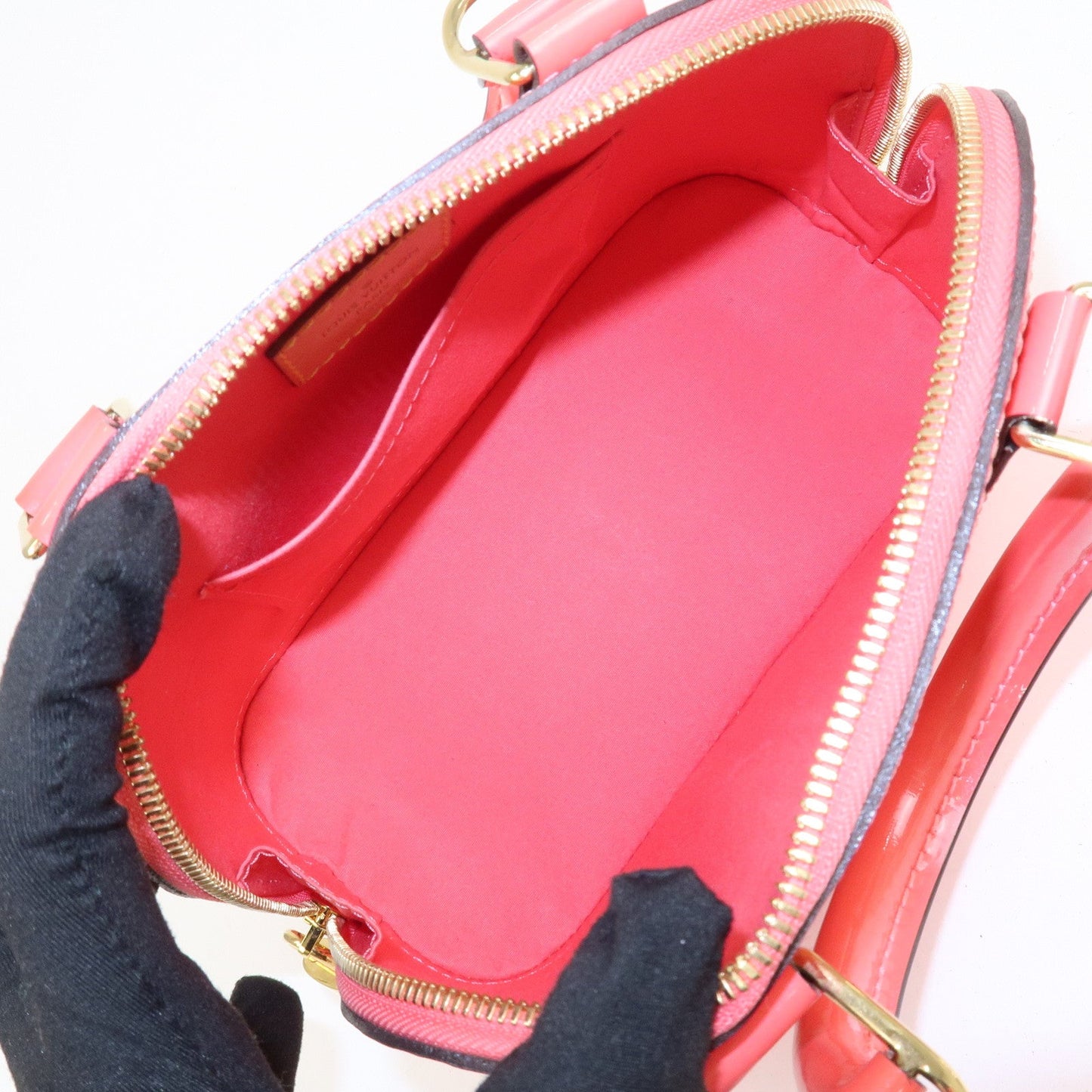Louis Vuitton Monogram Vernis Alma BB 2Way Bag Hand Bag Rose Rich M90259【Pre-order】