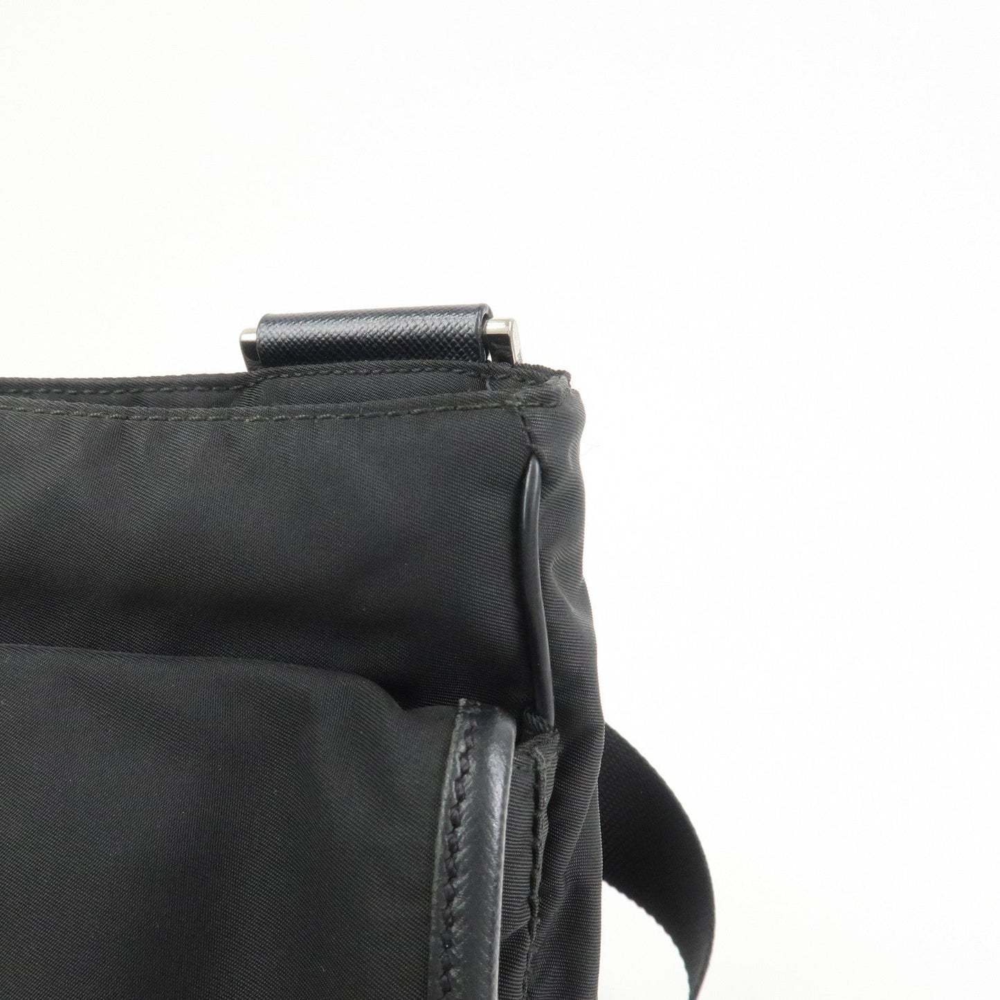 Prada Nylon Saffiano Leather Shoulder Bag Black VA0269【Pre-order】