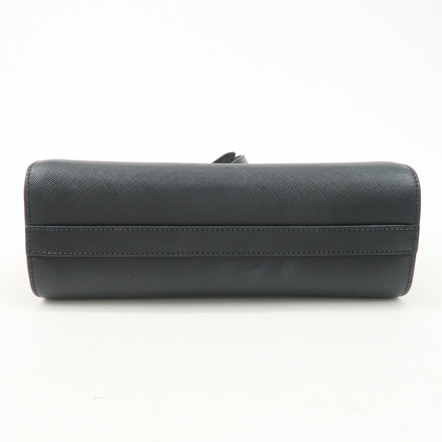 Prada Logo Saffiano Leather Shoulder Bag Gold HDW Black【Pre-order】