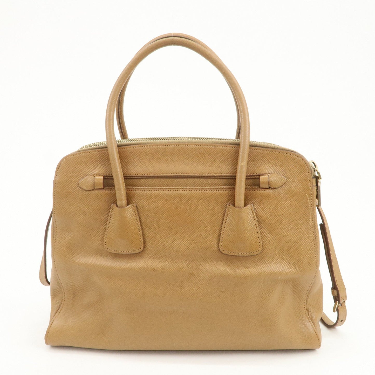 Prada Leather 2Way Bag Hand Bag Shoulder Bag Light Brown BN2572【Pre-order】