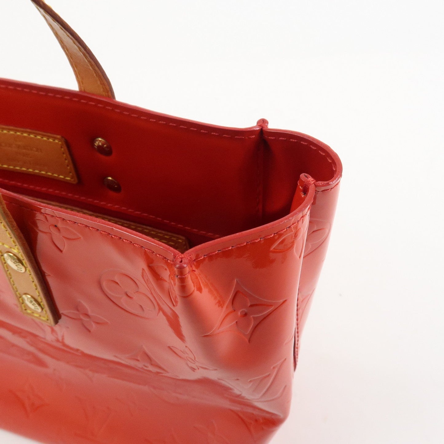 Louis Vuitton Monogram Vernis Lead PM Hand Bag Rouge M91088【Pre-order】