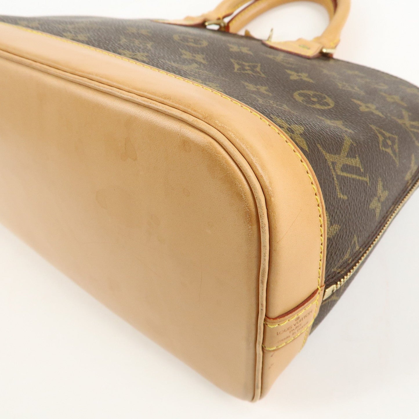 Louis Vuitton Monogram Canvas Alma Hand Bag Brown M51130 Used【Pre-order】