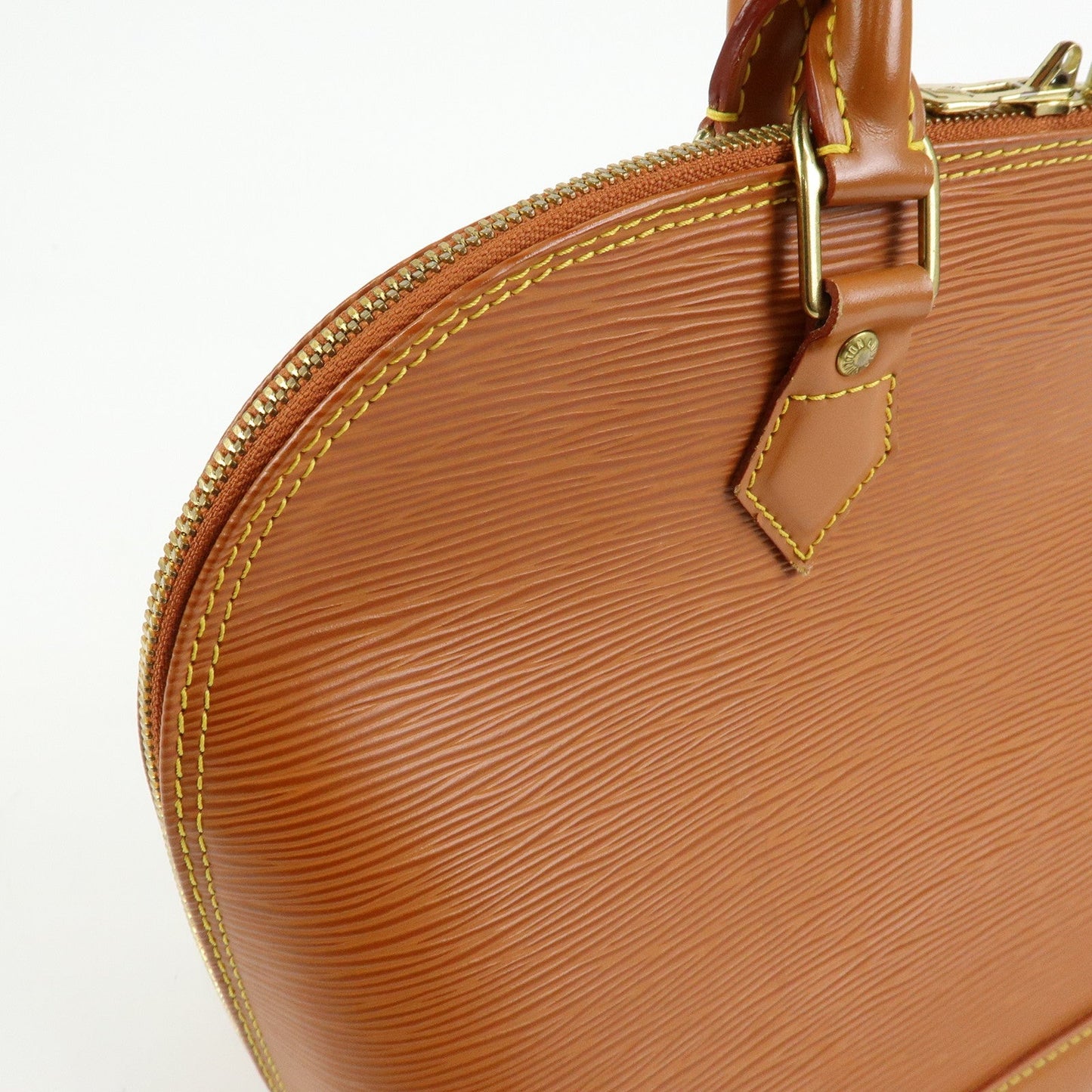 Louis Vuitton Epi Alma PM Lether Hand Bag Zipang Gold M52148【Pre-order】