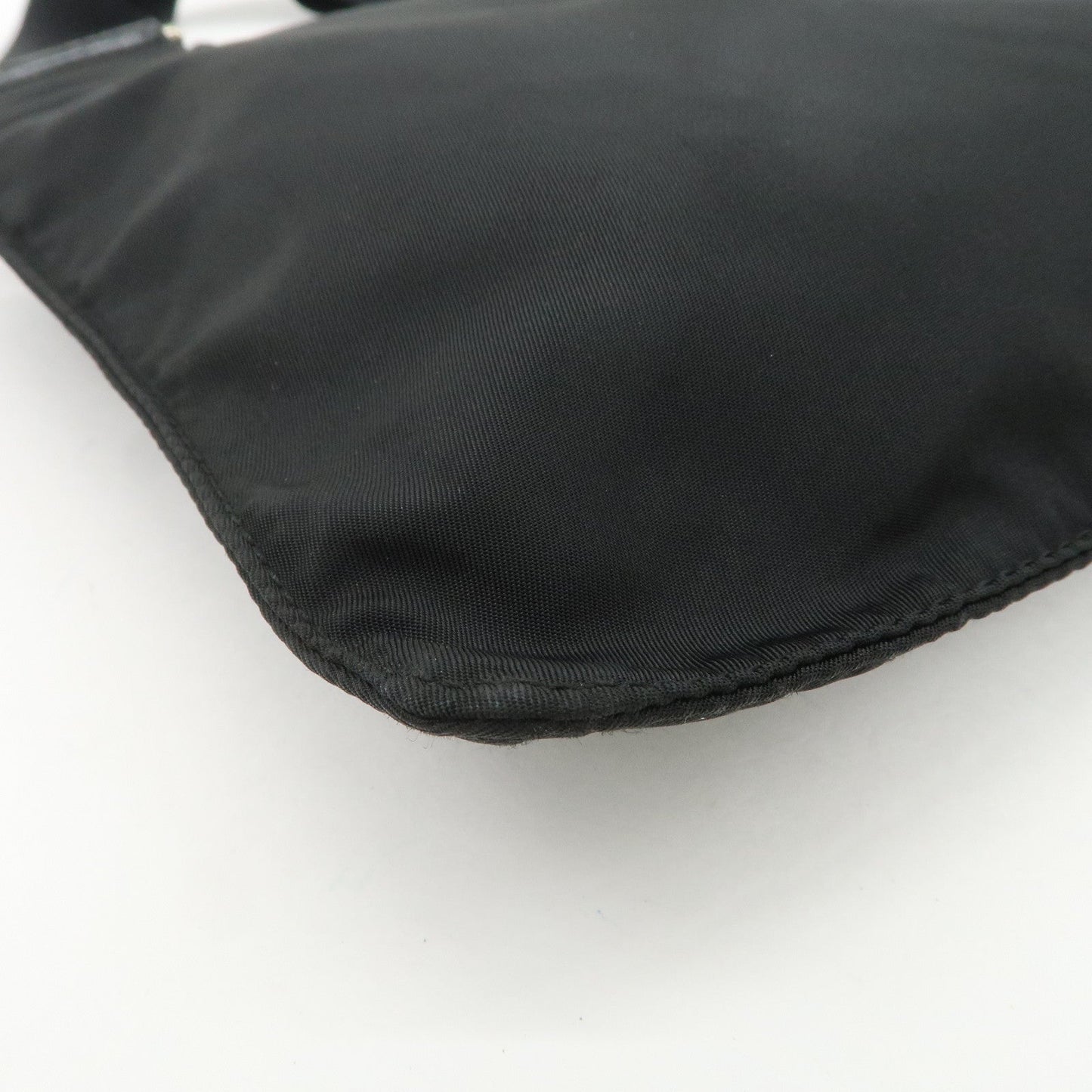 Prada Triangle Logo Nylon Leather Shoulder Bag Crossbody Bag Black【Pre-order】