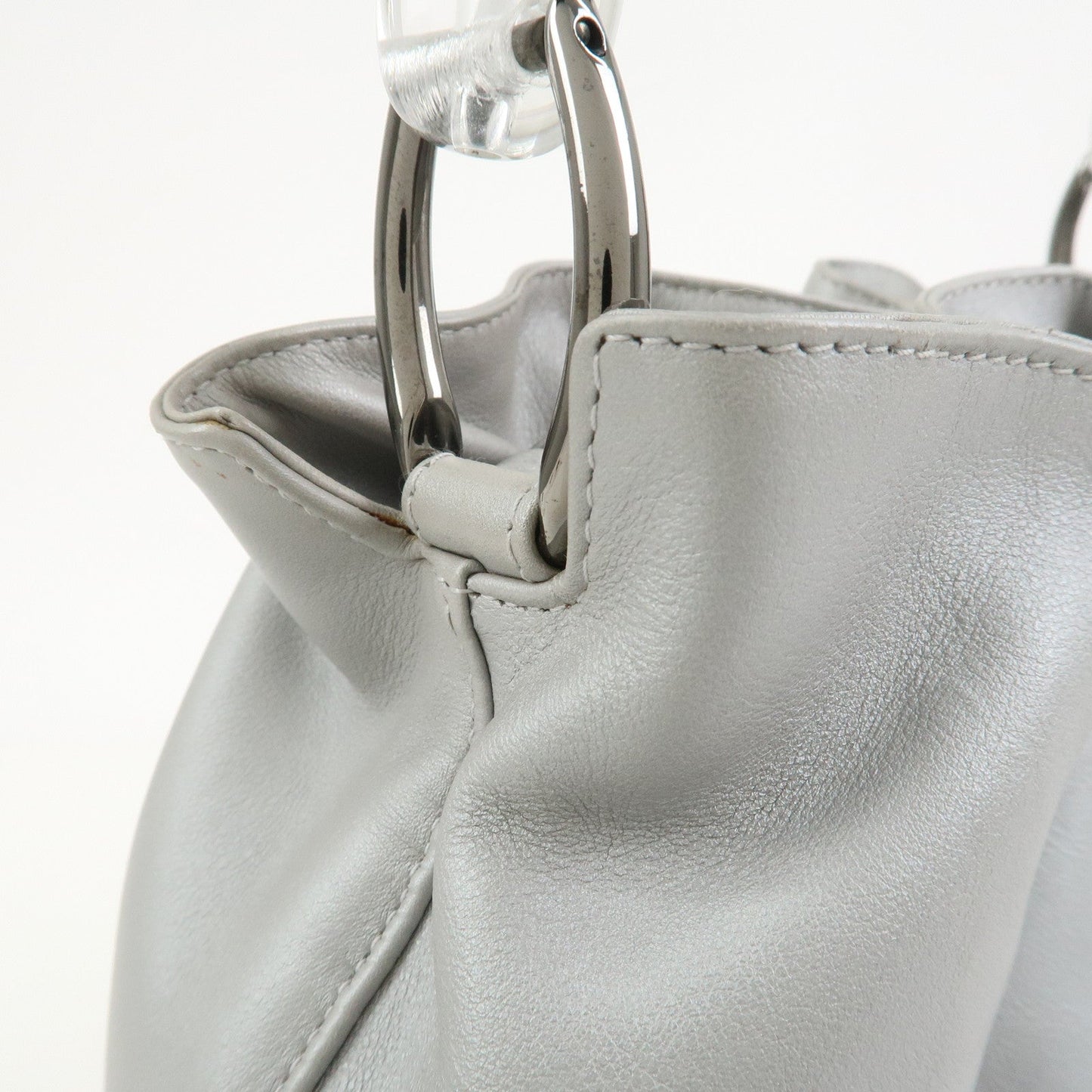 Christian Dior Maris Pearl Leather Hand Bag【Pre-order】