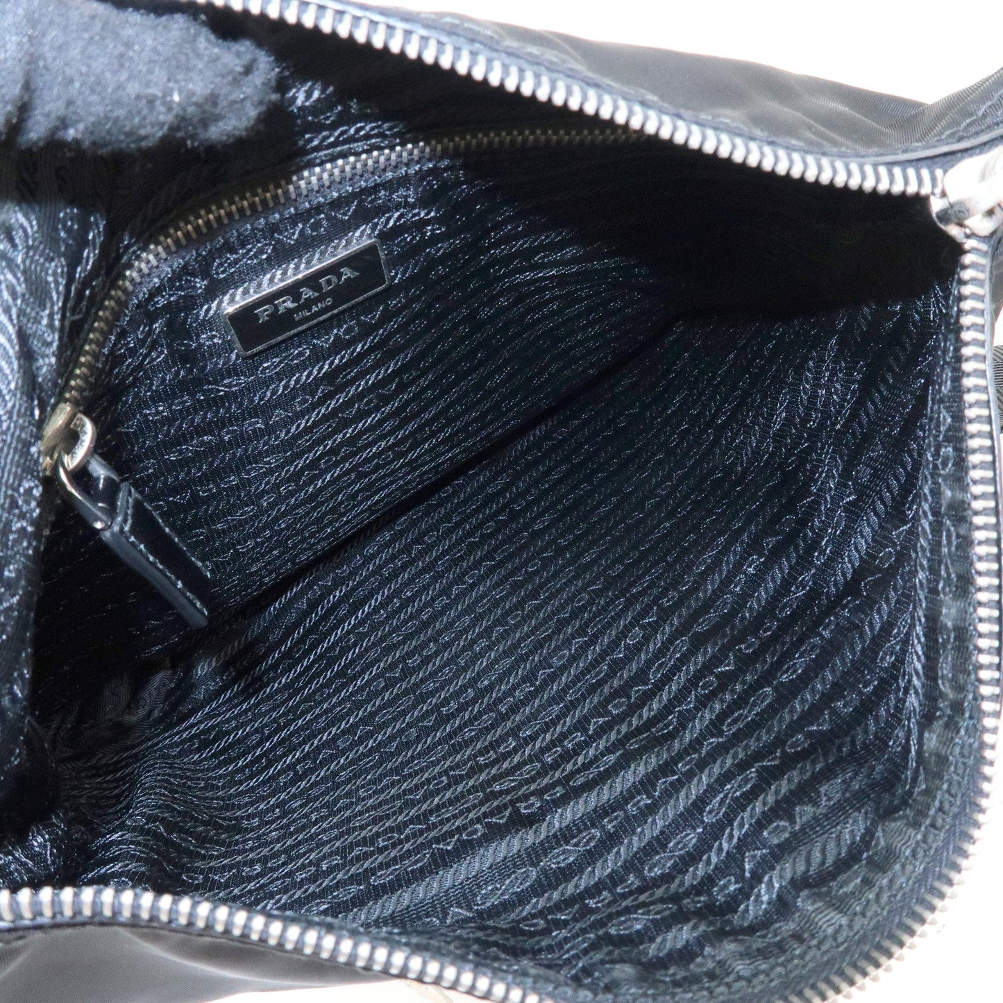 Prada Triangle Logo Nylon Shoulder Bag Crossbody Bag Black BT0715【Pre-order】