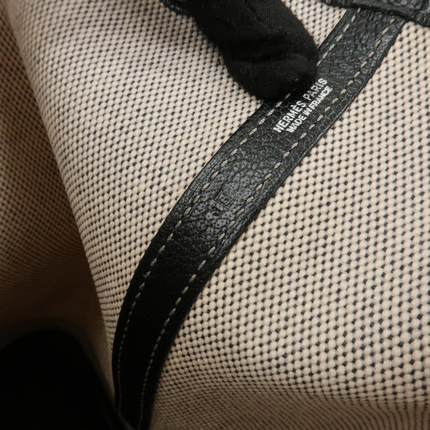Hermes ToileOfficier Leather Garden Party PM J Stamped Tote Bag【Pre-order】