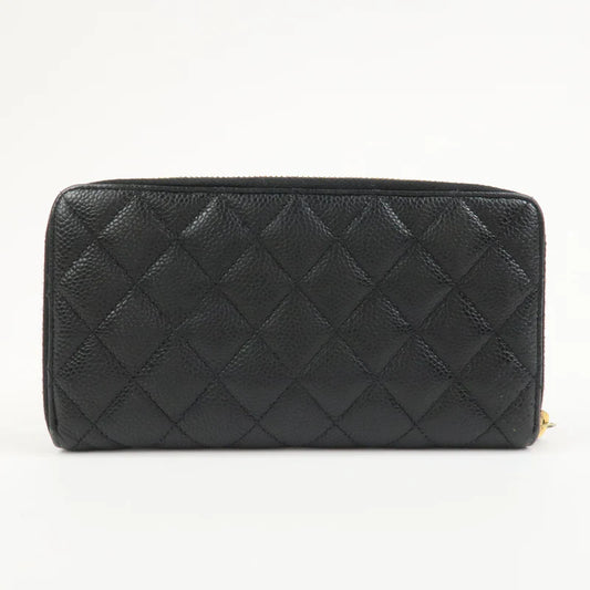 Chanel Coco Mark Matelasse Classic Round Zippy Wallet【Pre-order】