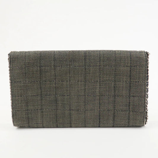 Chanel Chocolate Bar Denim Leather Chain Shoulder Hand Bag【Pre-order】