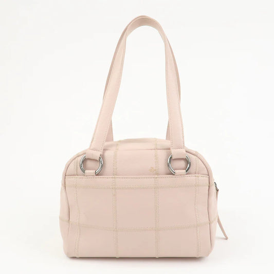 Chanel Chocolate Bar Coco Mark Caviarskin Mini Boston Bag【Pre-order】