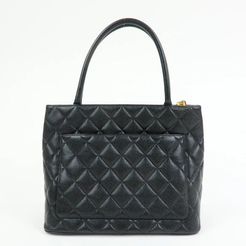 Chanel Matelasse COCO Mark Medallion Caviarskin Tote Bag【Pre-order】
