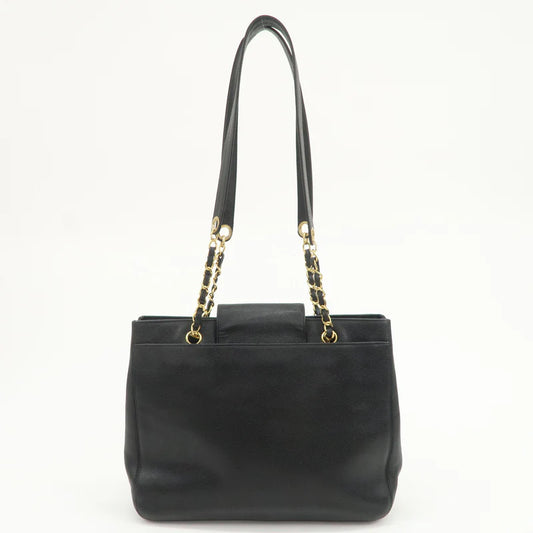 Chanel Coco Mark Caviarskin Chain Tote Bag Shoulder Bag【Pre-order】