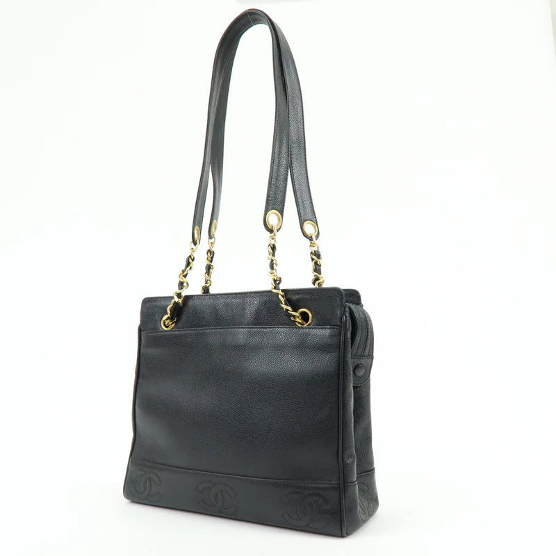 Chanel Triple COCO Mark Caviarskin Chain Shoulder Bag【Pre-order】