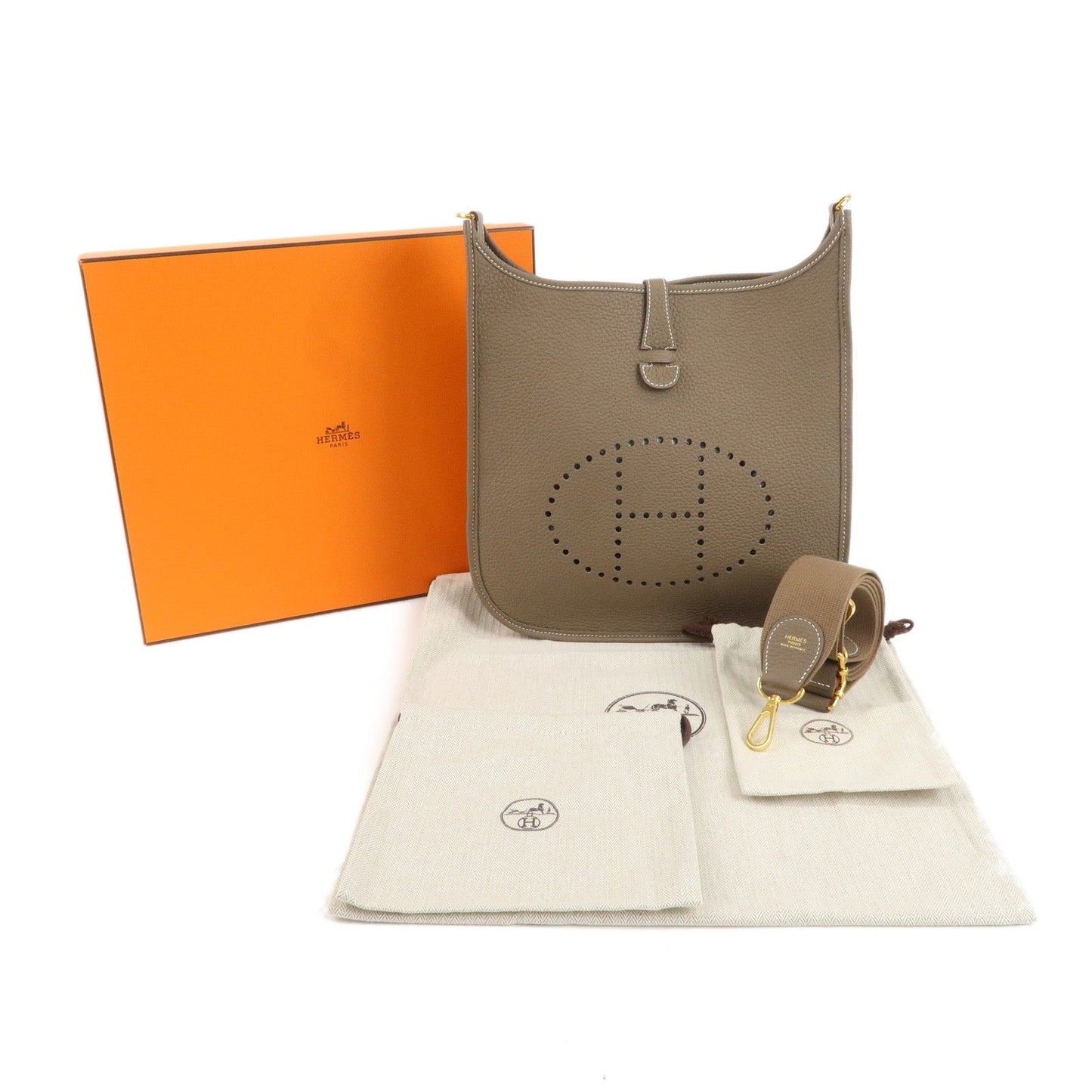 Hermes Taurillon Clemence Evelyen 3PM B Stamp Shoulder Bag【Pre-order】