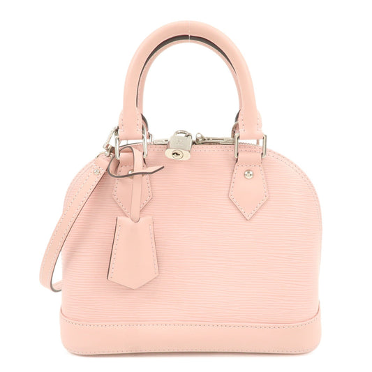 Louis Vuitton Epi Alma BB 2Way Hand Bag Rose Ballerine M41327【Pre-order】