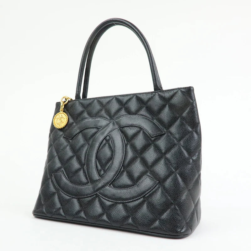 Chanel Matelasse COCO Mark Medallion Caviarskin Tote Bag【Pre-order】