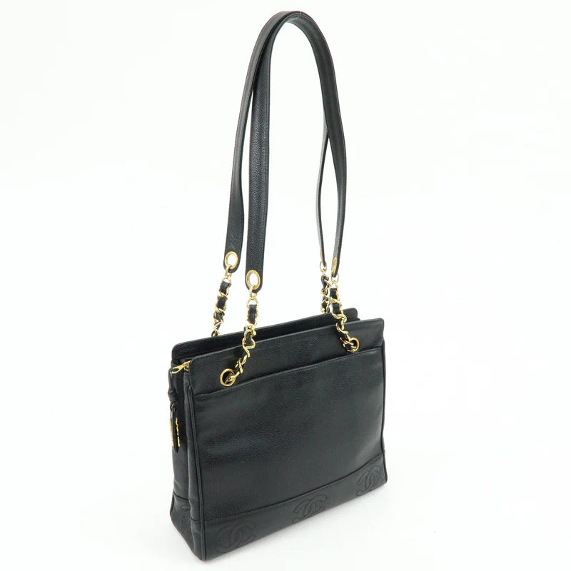 Chanel Triple COCO Mark Caviarskin Chain Shoulder Bag【Pre-order】